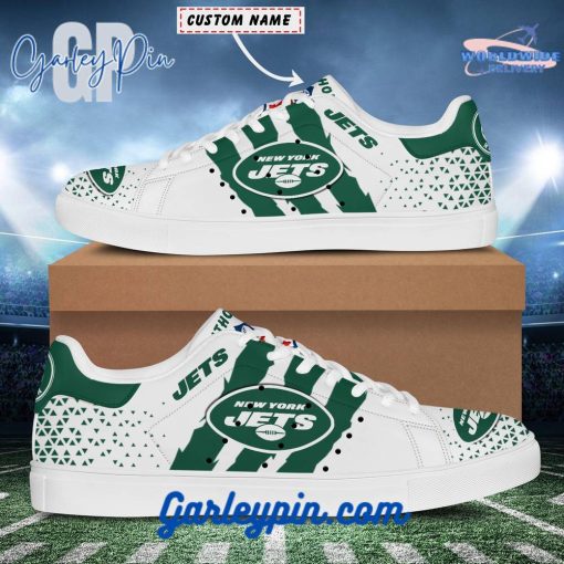 New York Jets Custom Name Stan Smith Shoes