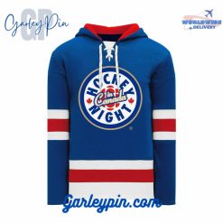 New York Rangers Hockey Night In Canada Lace Up Hoodie