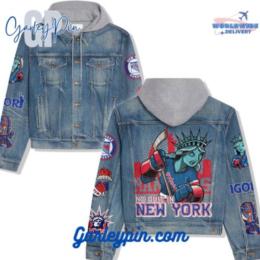New York Rangers No Quit In NewYork Denim Jacket