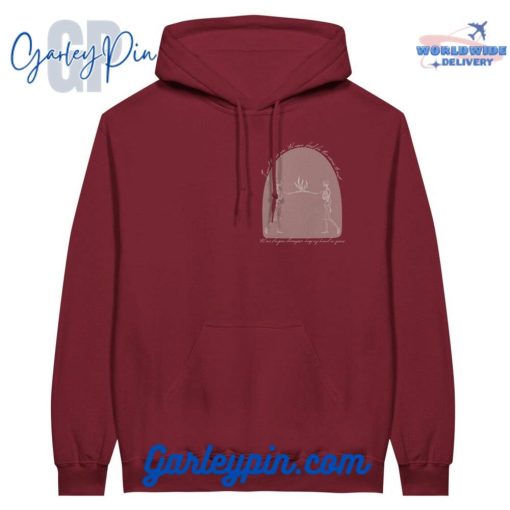 Noah Kahan Everywhere Everything Lyric Garnet Hoodie