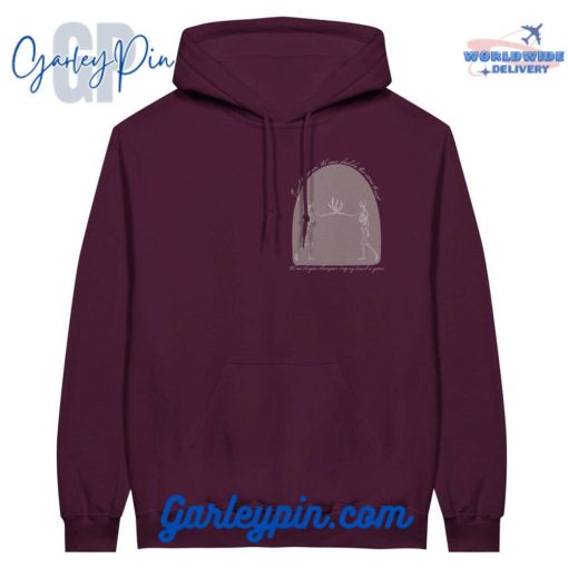 Noah Kahan Everywhere Everything Lyric Maroon Hoodie