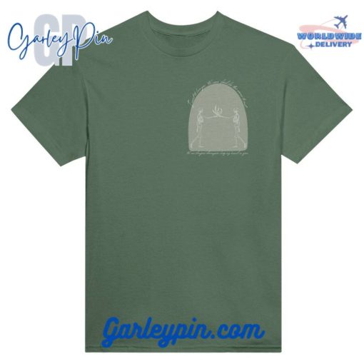 Noah Kahan Everywhere Everything Lyric Military Green T-Shirt