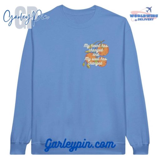 Noah Kahan Orange Juice Lyric Carolina Blue Sweatshirt