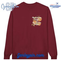 Noah Kahan Orange Juice Lyric Garnet Sweatshirt