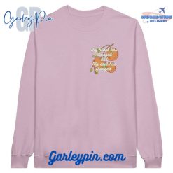 Noah Kahan Orange Juice Lyric Light Pink Sweatshirt