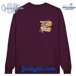 Noah Kahan Orange Juice Lyric Maroon Sweatshirt