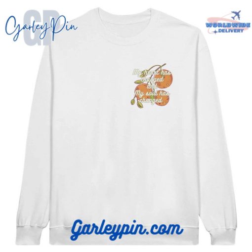 Noah Kahan Orange Juice Lyric White Sweatshirt