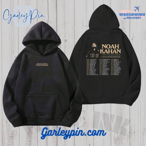 Noah Kahan Stick Season World Tour 2024 Black Hoodie