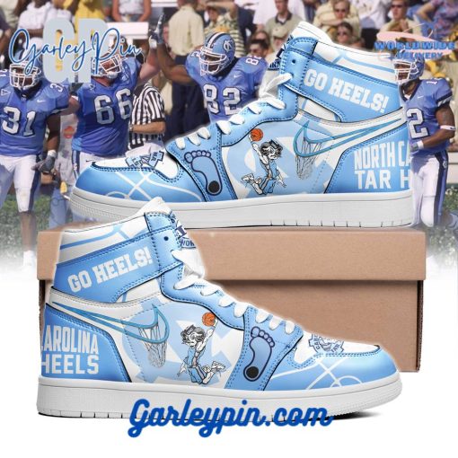 North Carolina Tar Heels Go Heels Light Blue Air Jordan 1 Sneaker