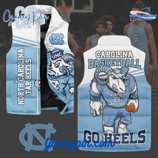 North Carolina Tar Heels Sleeveless Puffer Jacket