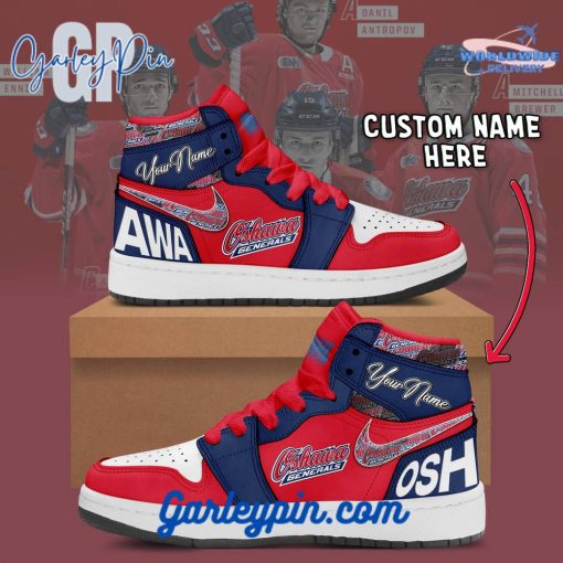 Oshawa Generals Personalized Air Jordan 1 Sneaker