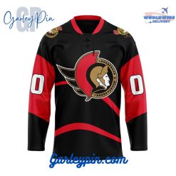 Ottawa Senators Custom Name Reverse Retro Hockey Jersey
