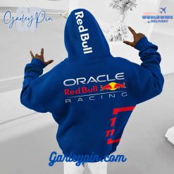 Oversized Red Bull Racing Royal Blue Hoodie