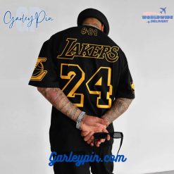 Oversized Street Style Los Angeles Lakers T shirt