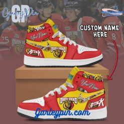 Owen Sound Attack Personalized Air Jordan 1 Sneaker