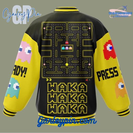 PACMAN Waka Waka Waka Baseball Jacket