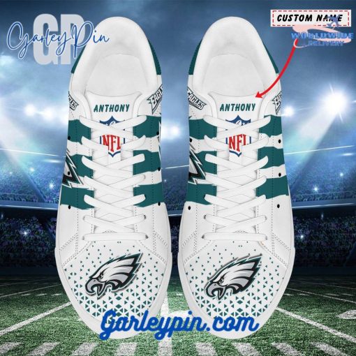 Philadelphia Eagles Custom Name Stan Smith Shoes