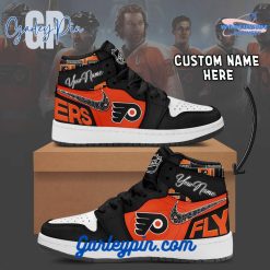 Philadelphia Flyers Custom Name Air Jordan 1 Sneaker