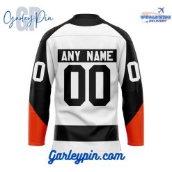 Philadelphia Flyers Custom Name Reverse Retro Hockey Jersey
