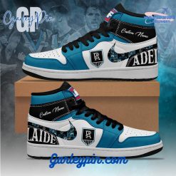 Port Adelaide Power Custom Name Air Jordan 1 Sneaker