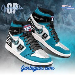 Port Adelaide Power Custom Name Air Jordan 1 Sneaker