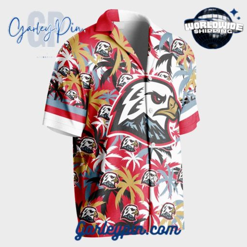 Portland Winterhawks Custom Name Hawaiian Shirt