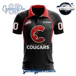 Prince George Cougars Custom Name Polo Shirt