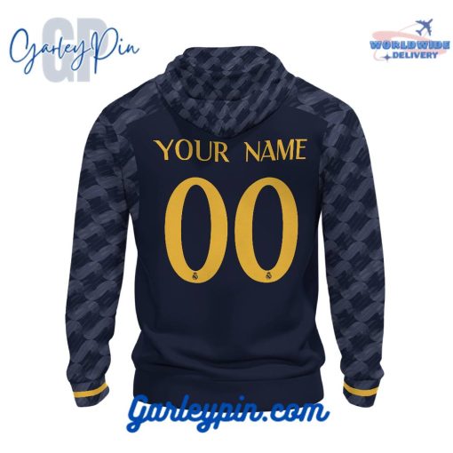 Real Madrid Away Kits Custom Name Hoodie