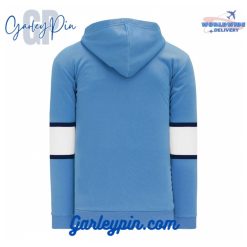 Retro Hockey Night In Canada Blue Lace Up Hoodie