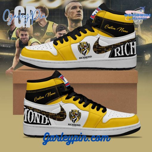 Richmond Tigers Custom Name Air Jordan 1 Sneaker