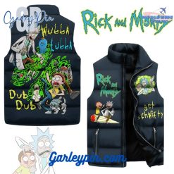 Rick and Morty Sleeveless Puffer Jacket