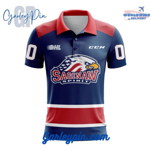 Saginaw Spirit Personalized Polo Shirt