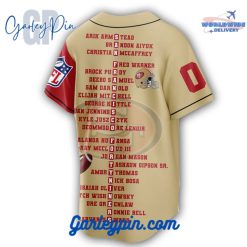 San Francisco 49ers Custom Name Baseball Jersey