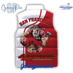 San Francisco 49ers Style Sleeveless Puffer Down Jacket