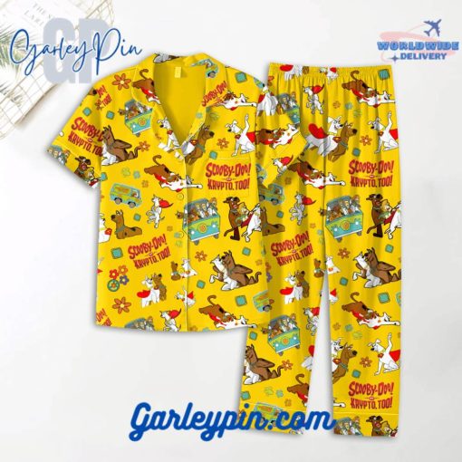 Scooby Doo Yellow Pyjama Set