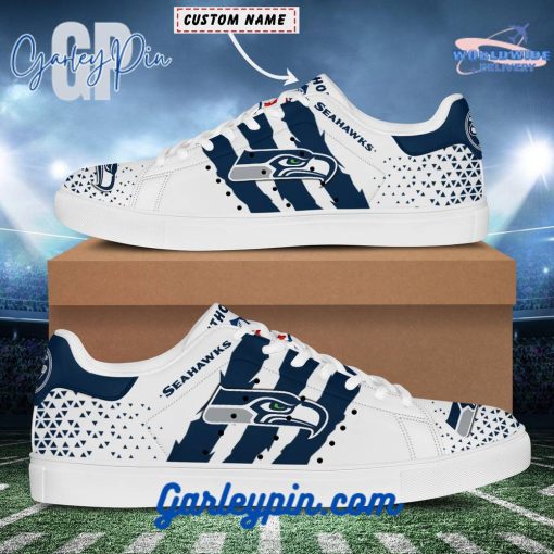 Seattle Seahawks Custom Name Stan Smith Shoes