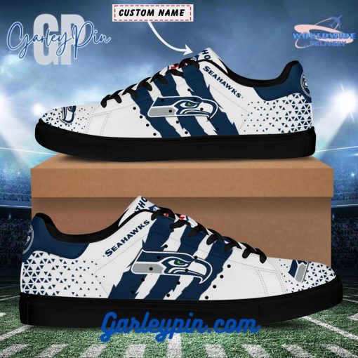 Seattle Seahawks Custom Name Stan Smith Shoes