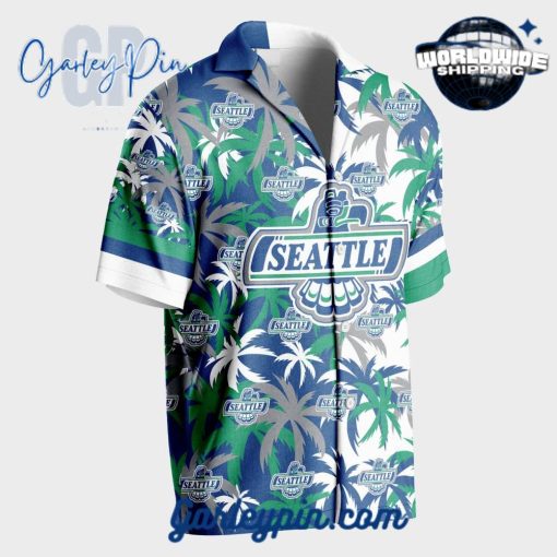 Seattle Thunderbirds Custom Name Hawaiian Shirt