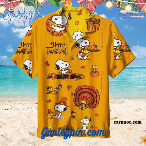Snoopy Thanksgiving Hawaiian Shirt