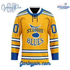 St Louis Blues Custom Name Reverse Retro Hockey Jersey