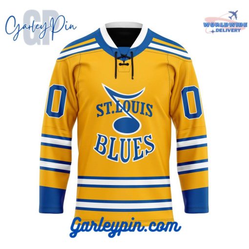St. Louis Blues Custom Name Reverse Retro Hockey Jersey