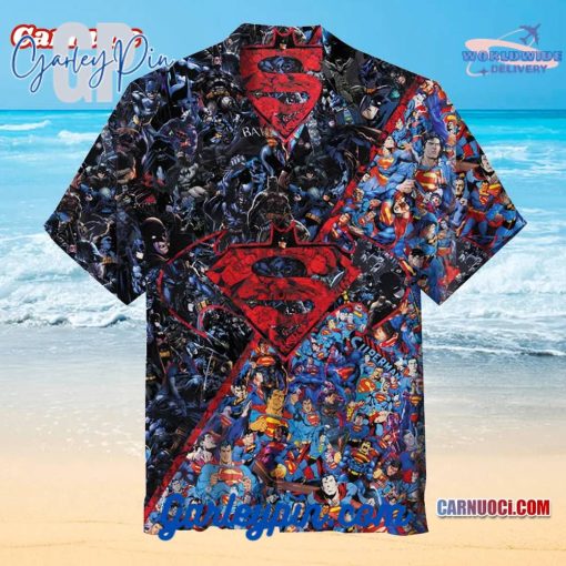 Superman Vs Batman Unisex Hawaiian Shirt