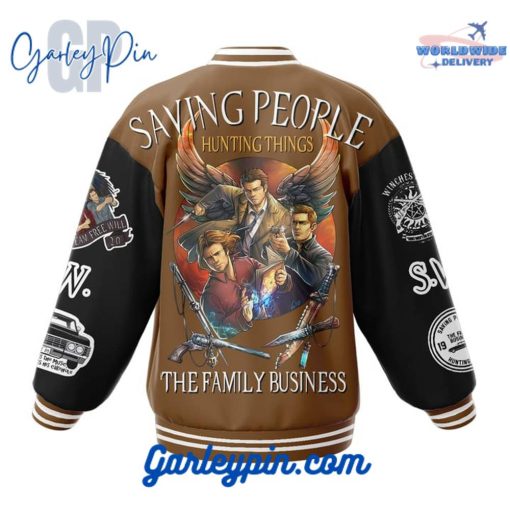 Supernatural Saving People  Baseball Jacket