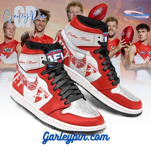 Sydney Swans Custom Name Air Jordan 1 Sneaker