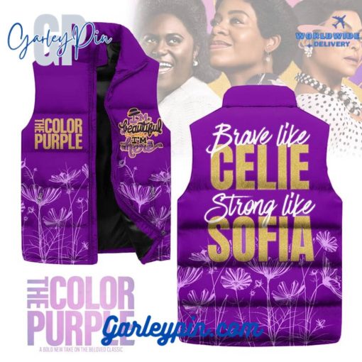 The Color Purple Sleeveless Puffer Jacket