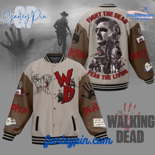 The Walking Dead Fight The Dead Baseball Jacket