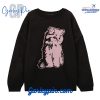 Cat Bless You No Color Star Grey Sweater