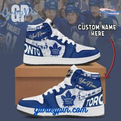 Toronto Maple Leafs Custom Name Air Jordan 1 Sneaker