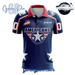 TriCity Americans Custom Name Polo Shirt