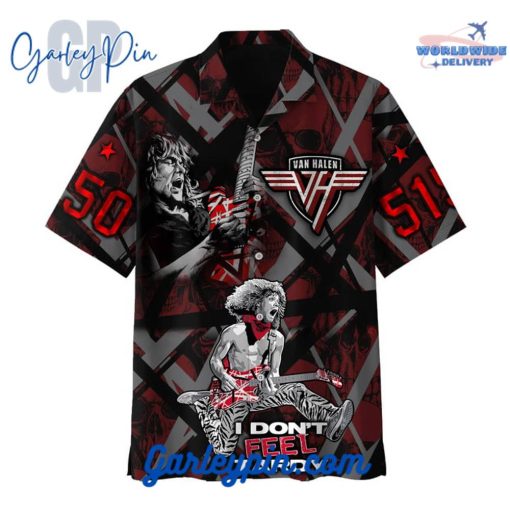 Van Halen I Don’t Feel Tardy Hawaiian Shirt